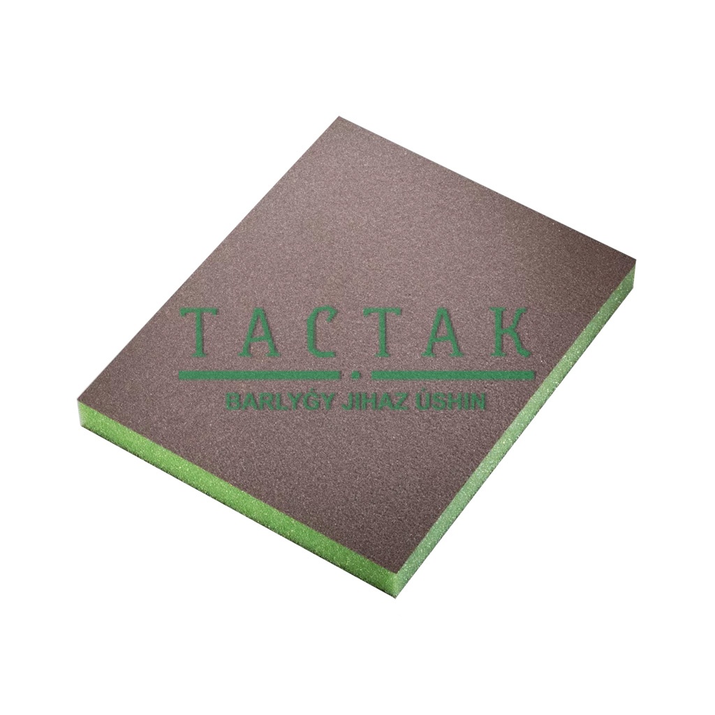 0070.1232 Двухсторонний спонж 98х120х13мм P0180 (superfine)