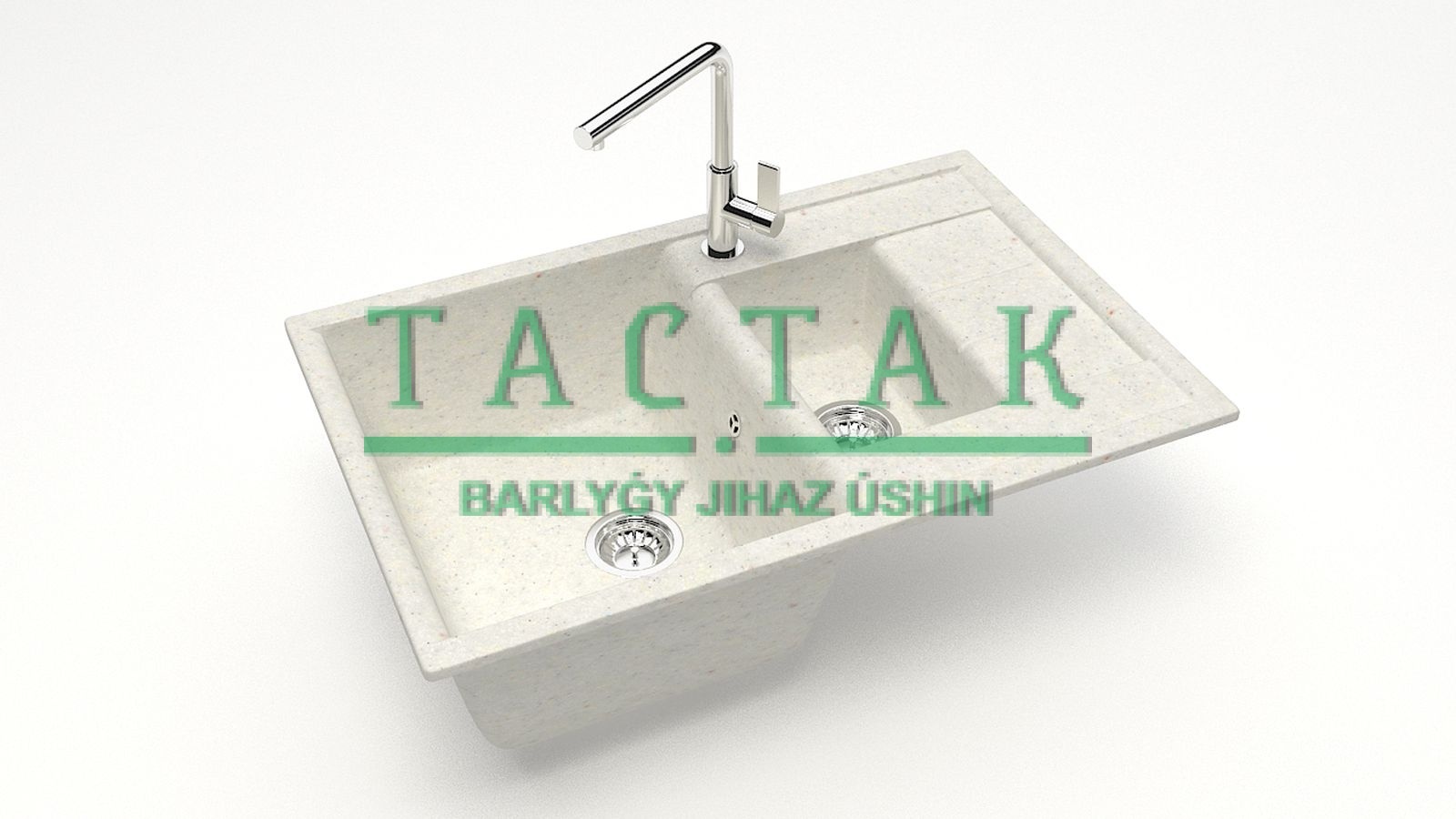 Мойка мат. Модель 210/Q7 (хлопок). карел. камень ZETT led.