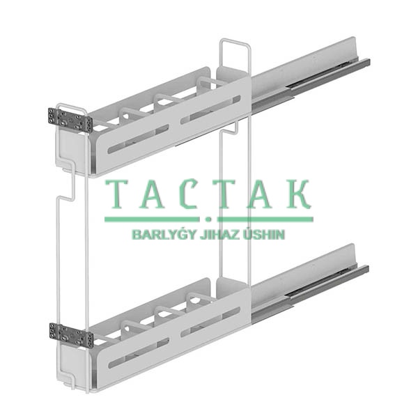 S-2661-UB-W Система мебельная выдвижная 108 х 485 х 556 правая белая ВТО 