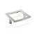 Ручка-кнопка Vintage Frame 11.3730.38 хром 64, 74х74 мм, Metakor