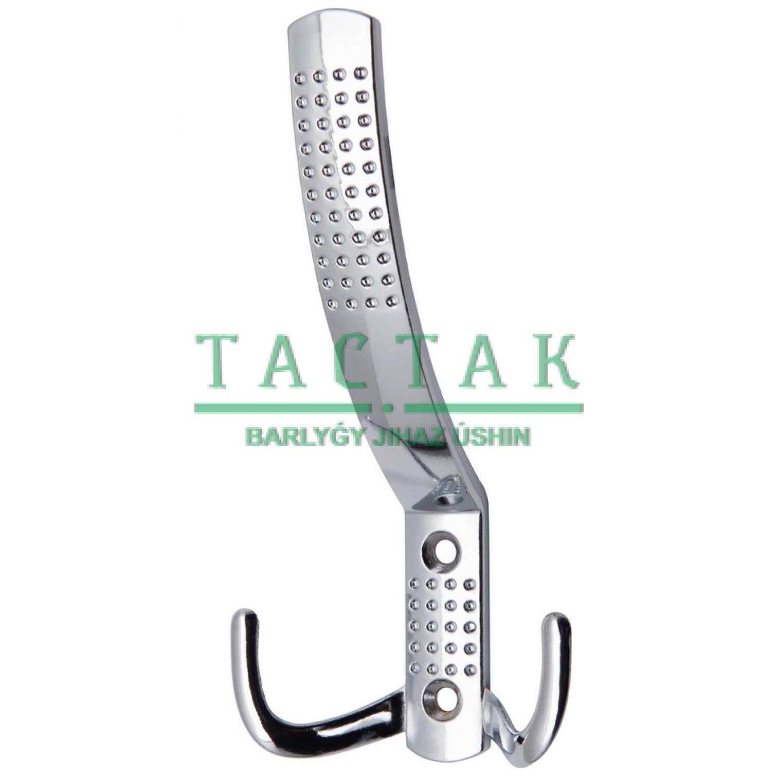 Крючок трёхрожковый 2343А перфорация, хром (30шт.)