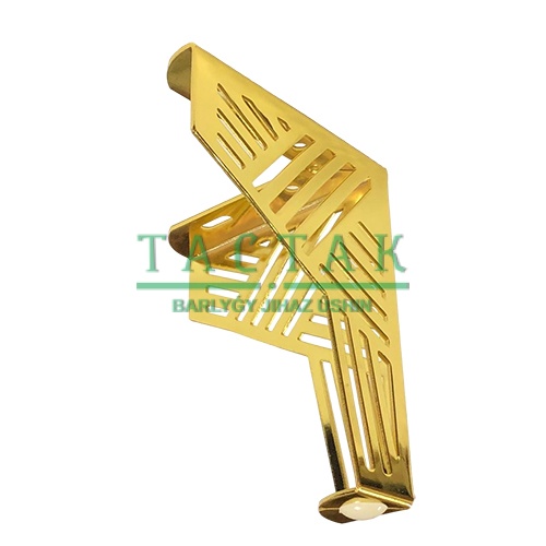 08HSB-130-BR Ножка 130 мм золото