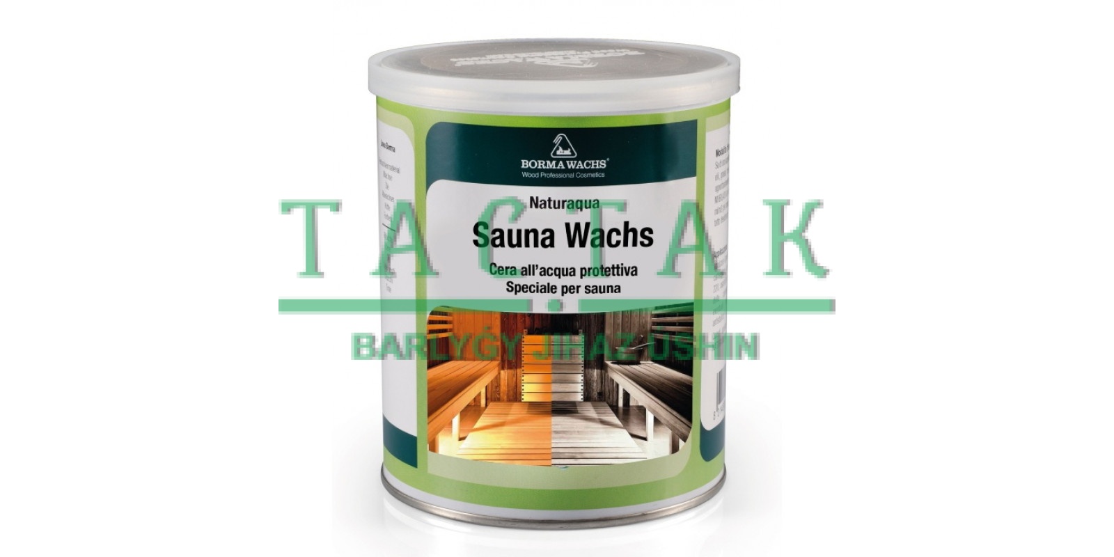 NAT3361 NATURA SAUNA-WASH Восковой покрытие для бань и саун на водной основе (750 мл)