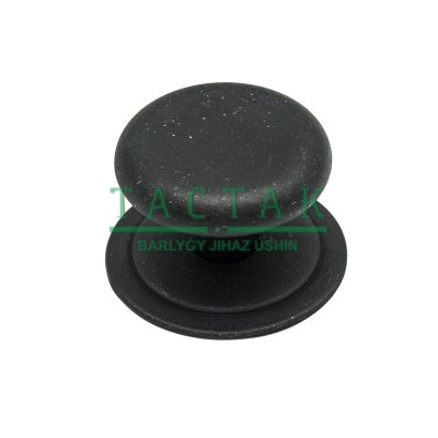 Ручка-кнопка Aruba 13.4144.53 чугун, D40/H29, с основанием, Metakor