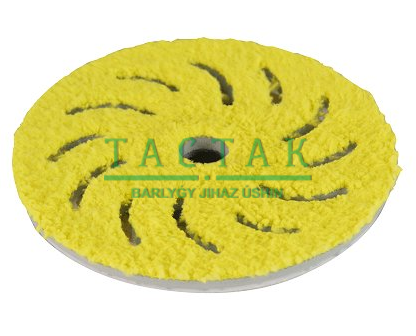 9.BF170FM/1K/ Полировальный диск из микрофибры (тонкий) желтый 150/150мм