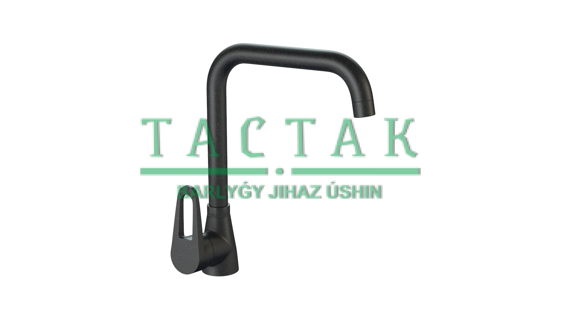 Смеситель матовый КМ007/Q4 (черн). Карельский камень