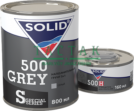 929412595 (050.0816) Грунт Solid 500 grey Set 960 ml