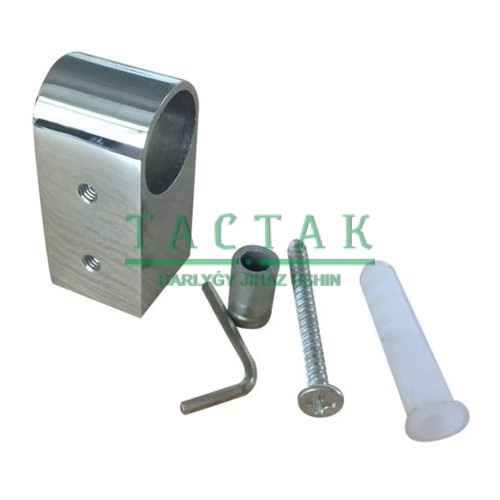 011Держатель рейлинга простой, хром