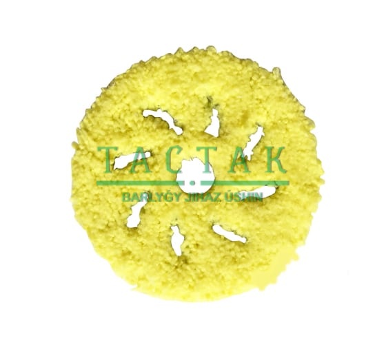 9.BF150FM/1K/ Полировальный диск из микрофибры (тонкий) желтый 130/150мм