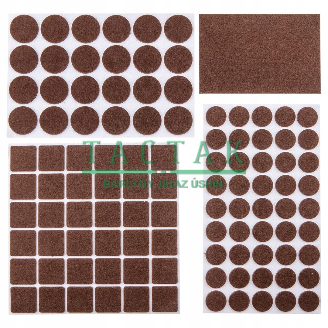 Подпятник фетровый D-28 коричневый