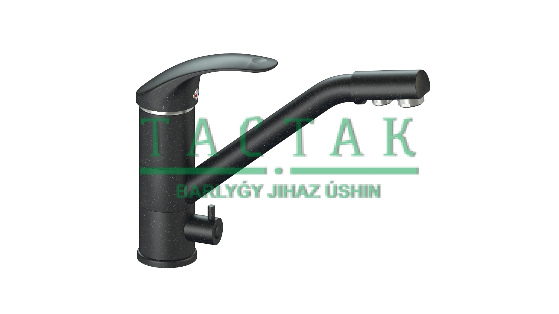 Смеситель матовый КМ010/Q4 (черн). Карельский камень