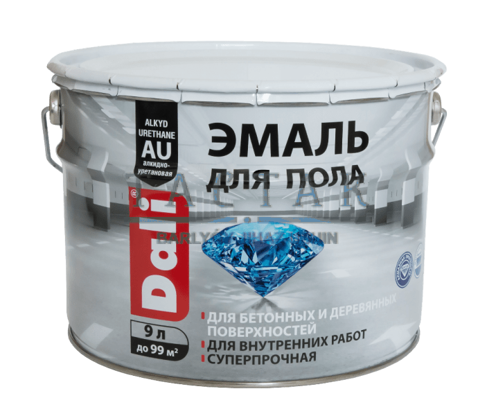 "DALI" Эмаль для пола, серый RAL7040, 9л.