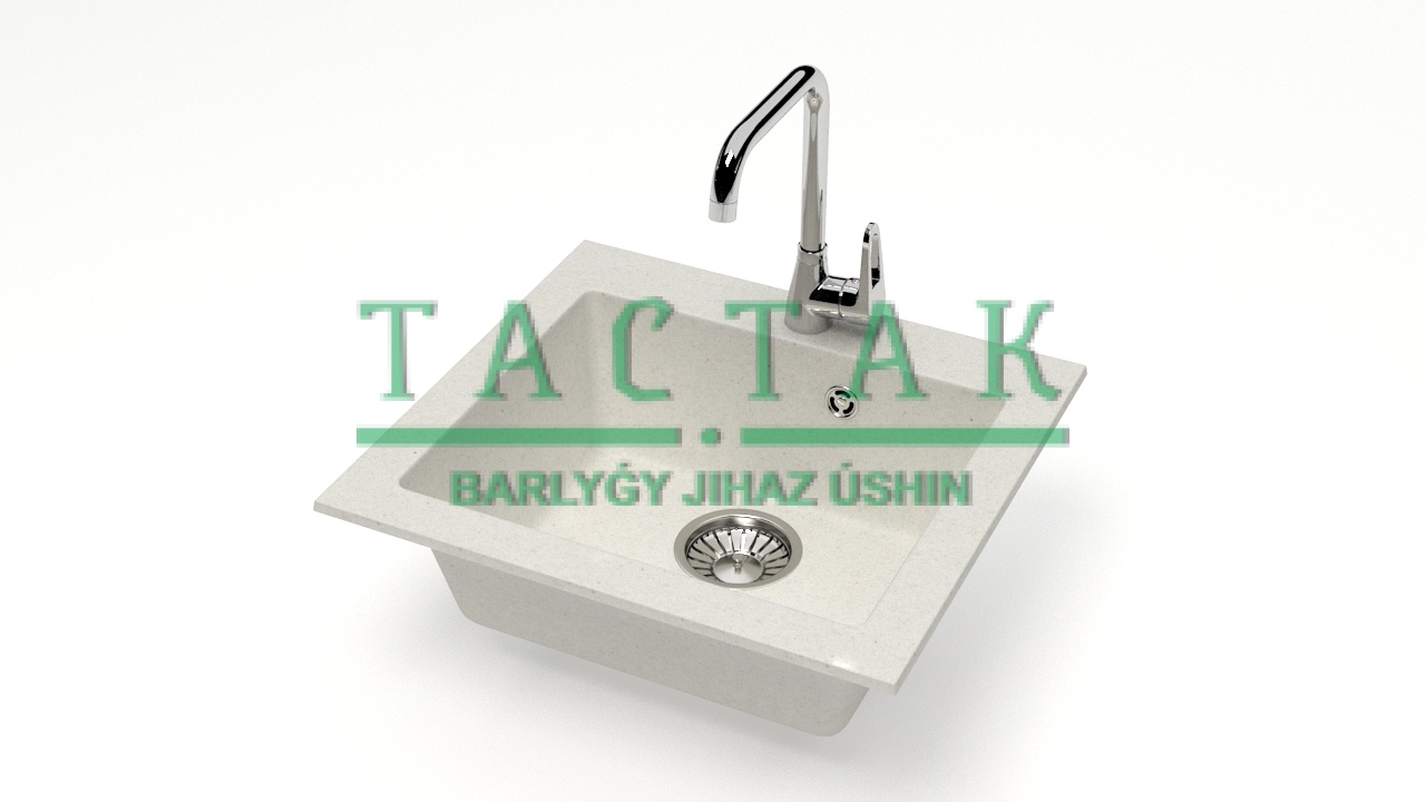 Мойка мат. Модель 35/Q7 (хлопок). карел. камень ZETT led.